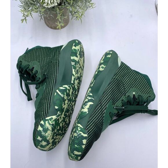 Adidas mens Green Pro Bounce 2019 Basketball sneakers M 6.5/wom 8 ART G26168 - Picture 6 of 16